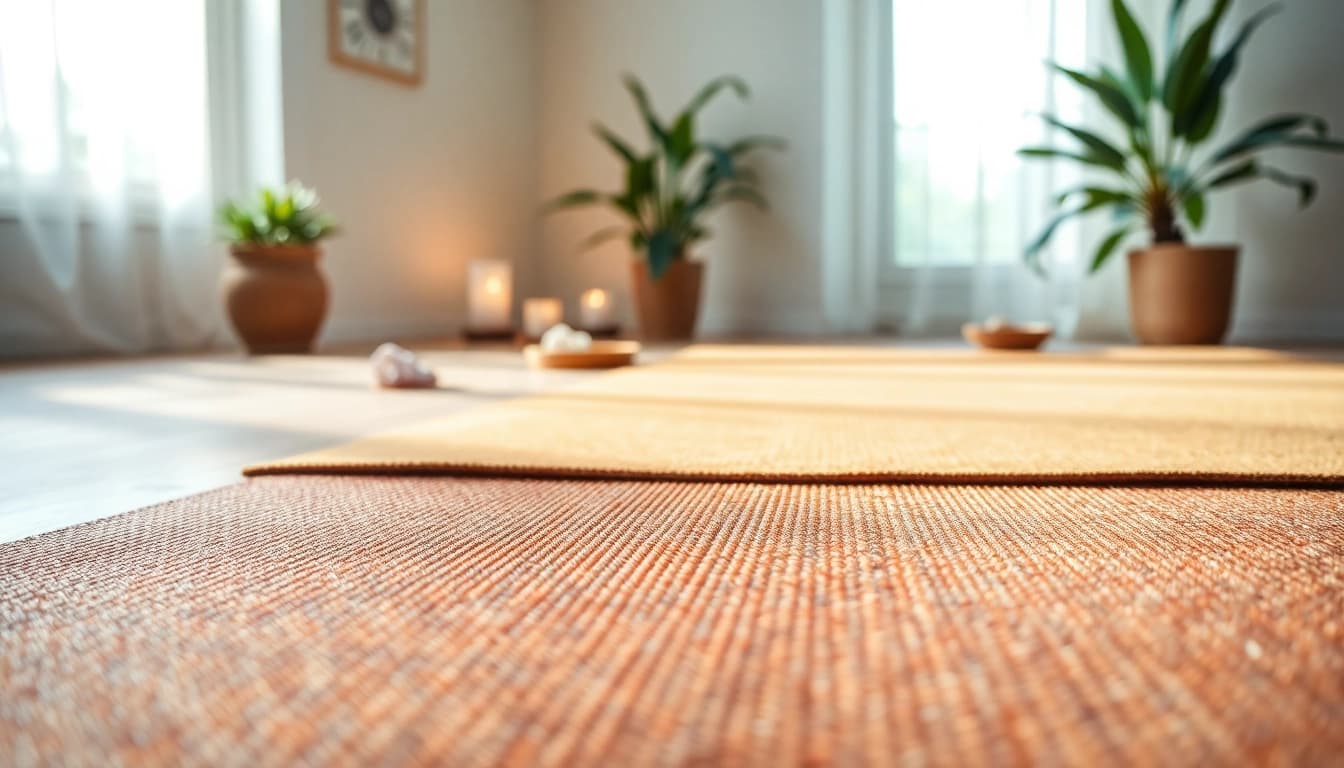 Fakirmatte zur Linderung von Rückenschmerzen in einer beruhigenden Umgebung verwenden
