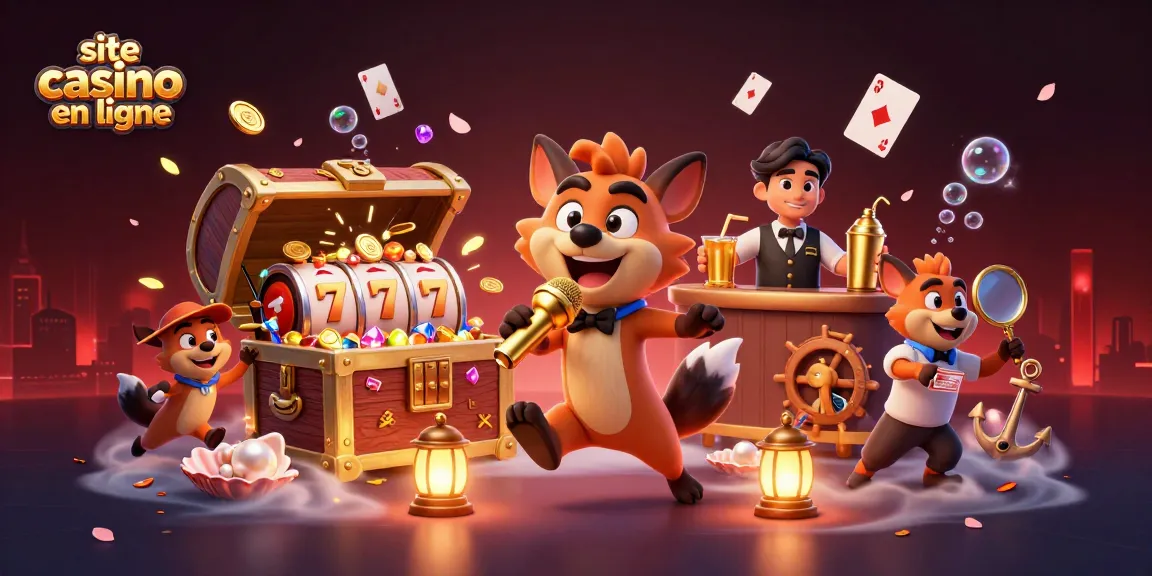 Découvrez l'univers dynamique du site casino en ligne avec des hyènes animées au cœur d'une ambiance ludique.