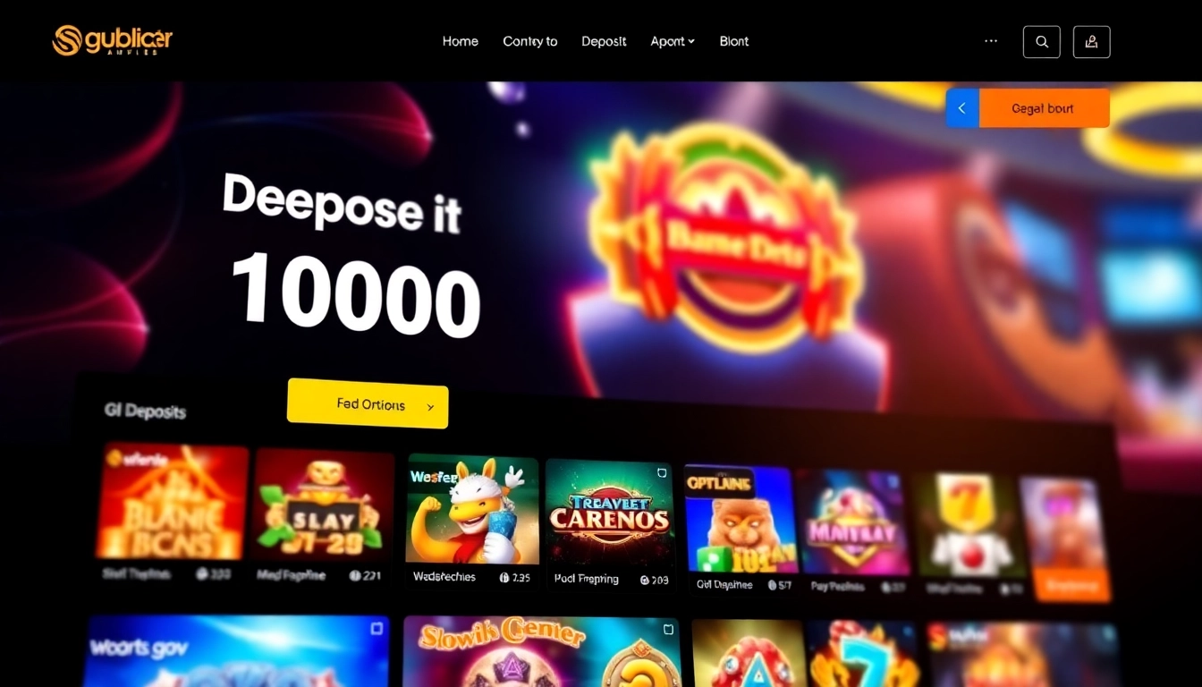 Temukan permainan menarik dengan slot deposit 1000 untuk pengalaman bermain yang memuaskan.
