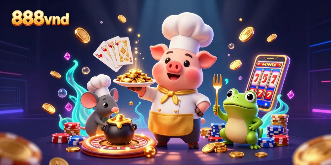 Win big at 888vnd with the exciting casino experience full of gold coins and vibrant game elements.