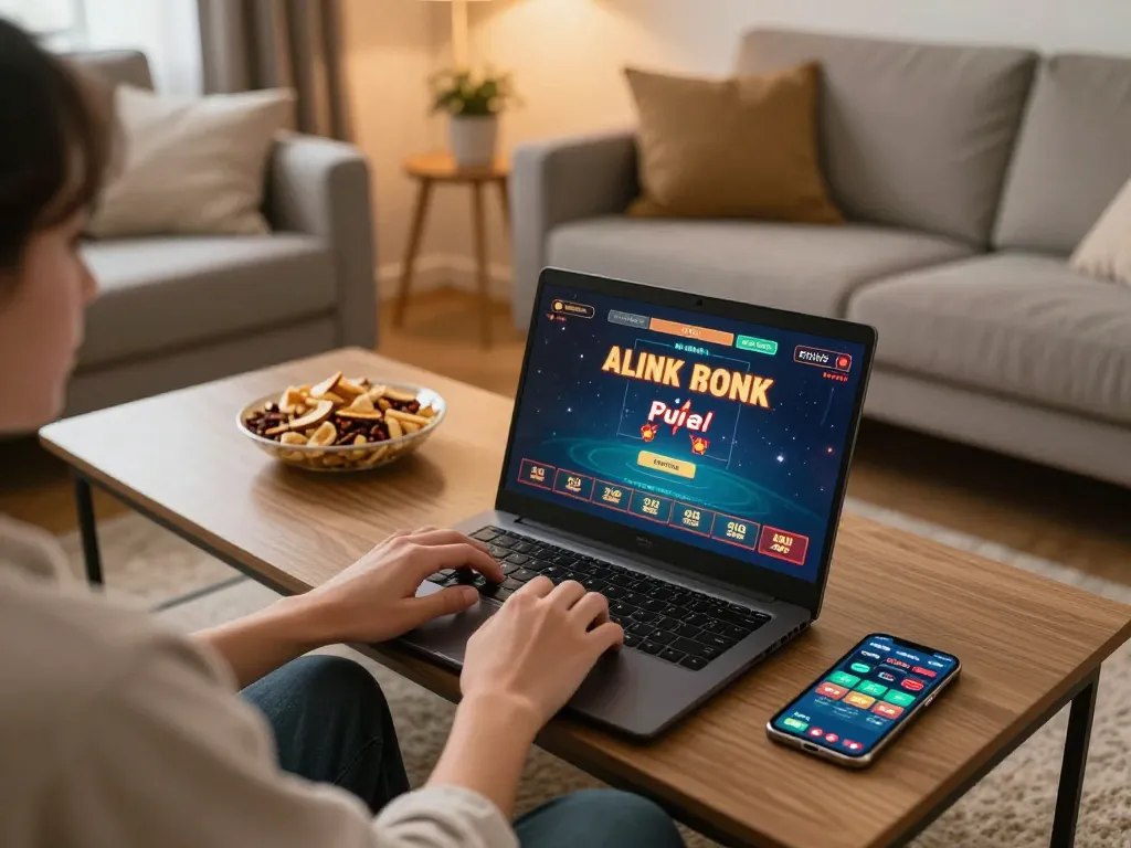 Engaging in live casino games on the trang chủ nohu90 platform from a cozy home gaming setup.