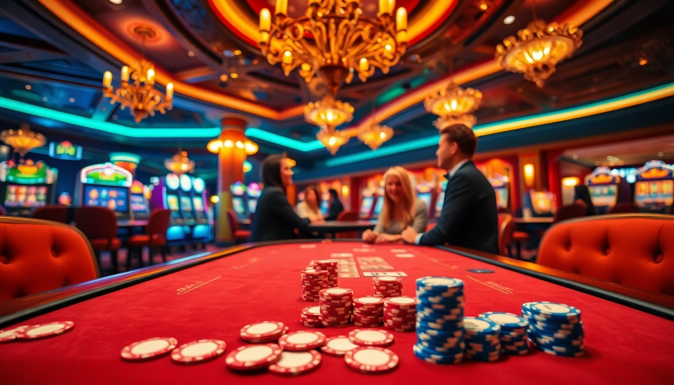 Visually engaging scene depicting the Best crypto casino bonus with vibrant gaming elements and inviting atmosphere.