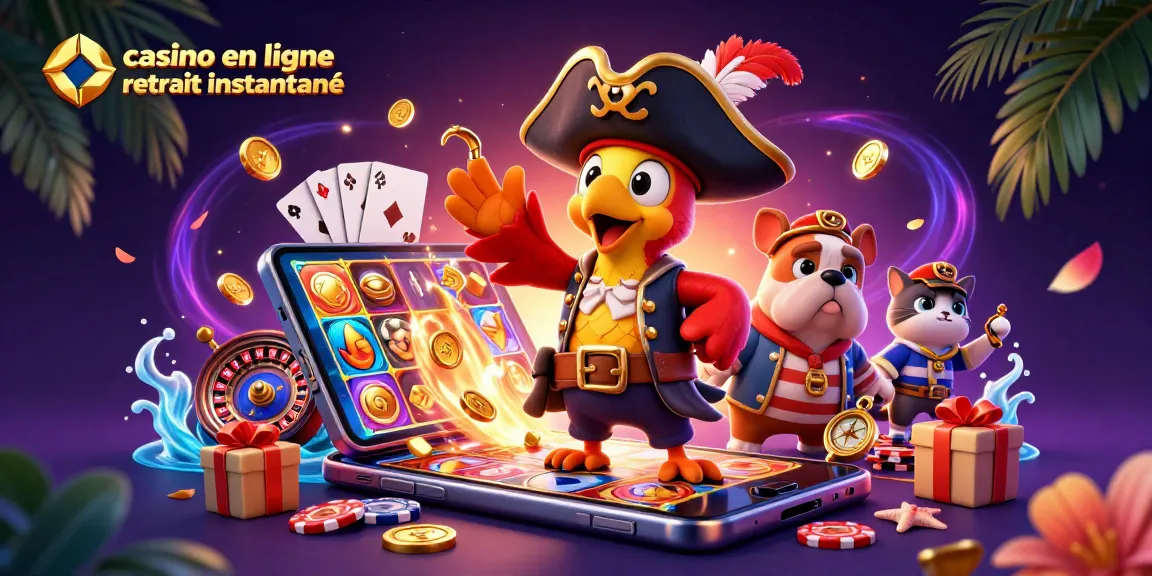 Profitez de l'animation captivante d'un casino en ligne retrait instantané avec une ambiance dynamique et colorée.