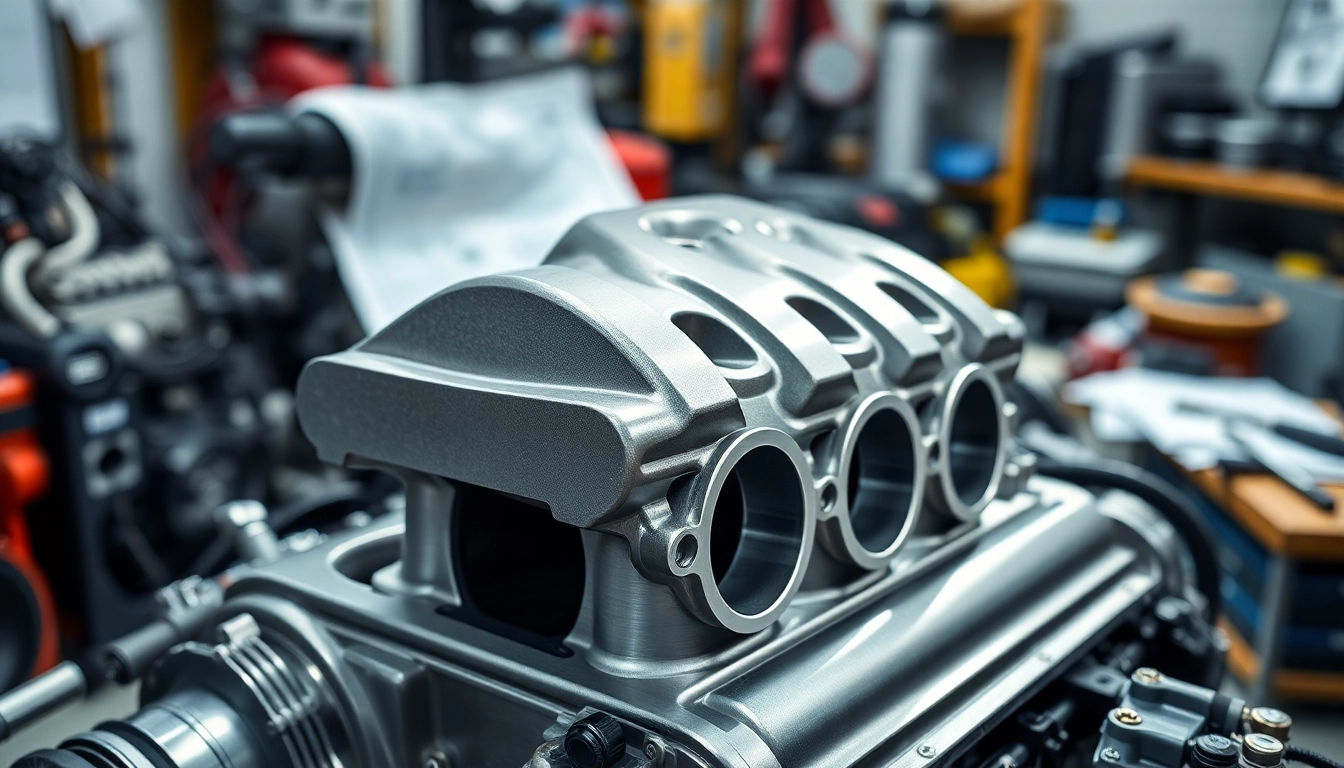 Examine the RVNG S58/B58 INTAKE MANIFOLD BLOCK-OFF highlighted in a professional automotive setting.