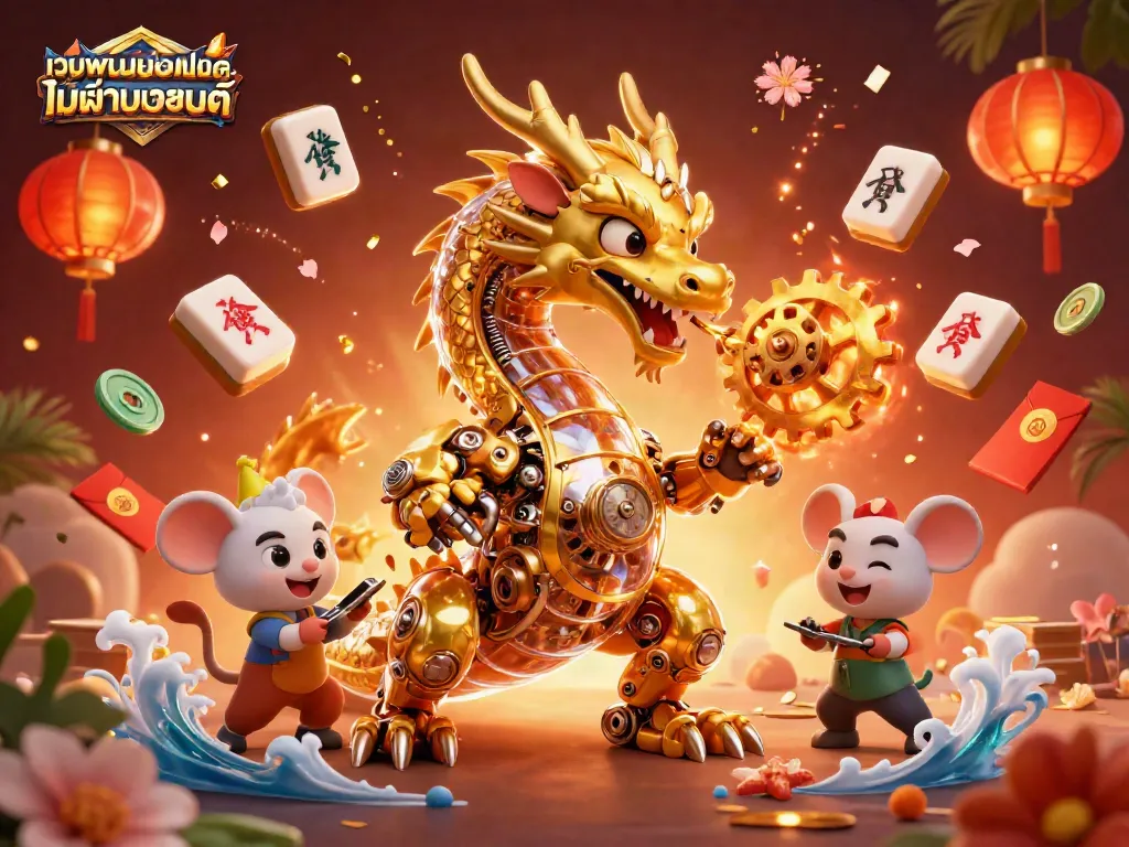 เกมสล็อตออนไลน์ เว็บพนันออนไลน์ ไม่ผ่านเอเย่นต์ พร้อมด้วยมังกรทองและวิศวกรสร้างสรรค์