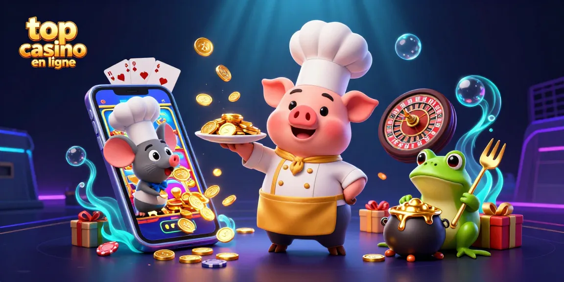 Découvrez le meilleur casino en ligne avec des illustrations riches, des pièces d'or, des jeux de cartes et plus encore.