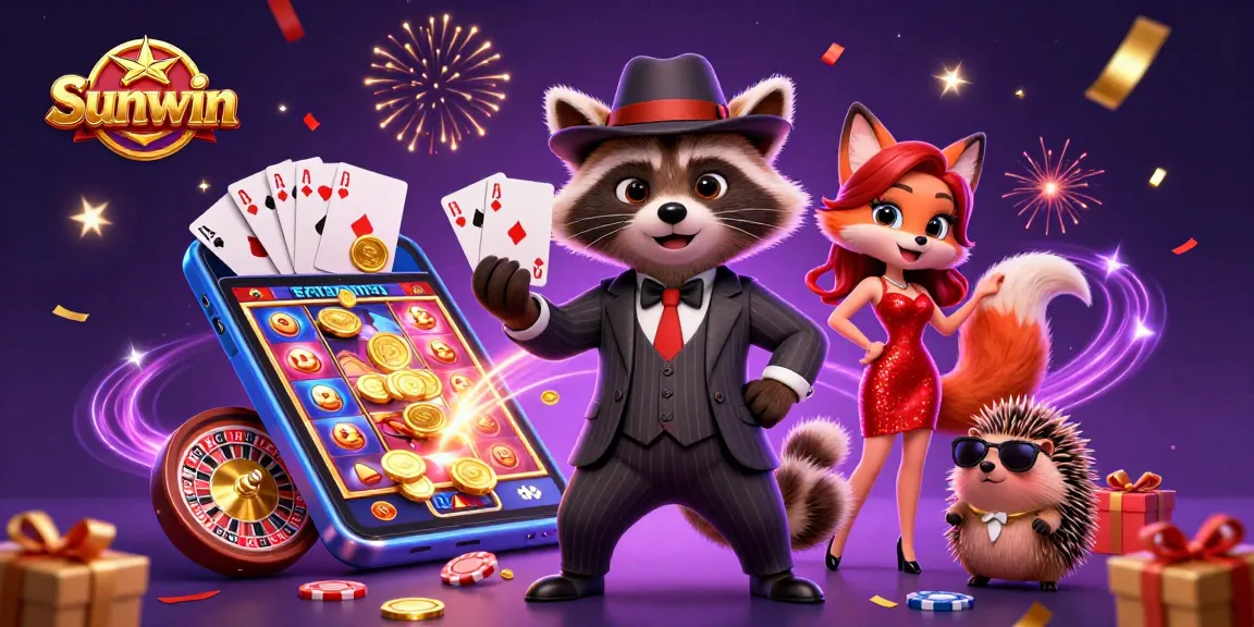 Join the fun with Sunwin as players engage in 3D cartoon casino gaming excitement.