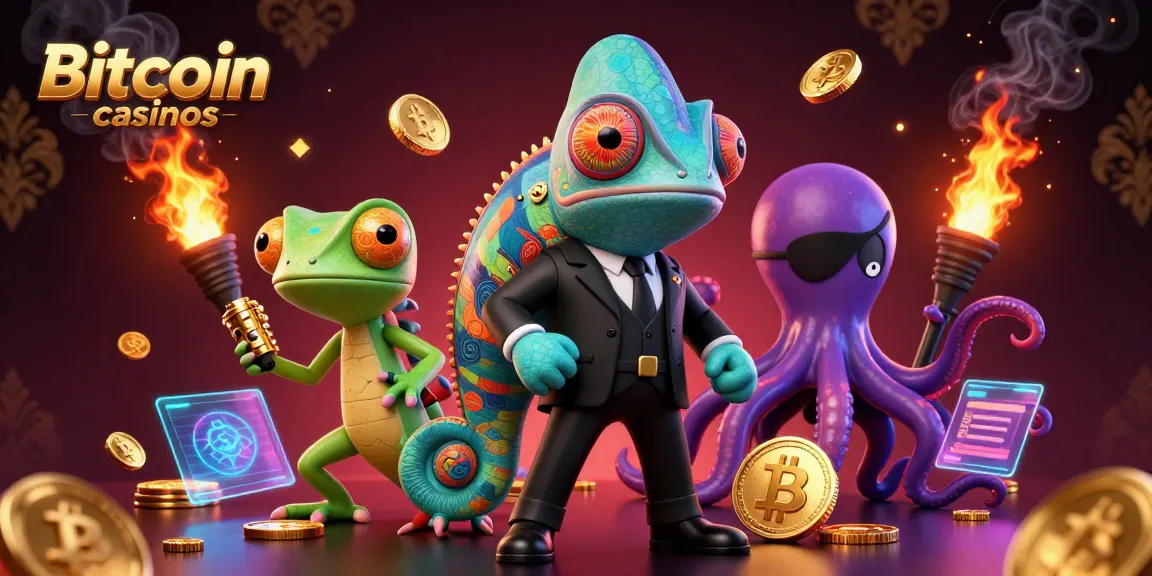 Jouez avec des casinos Bitcoin, découvrant des éléments blockchain et des personnages fascinants.