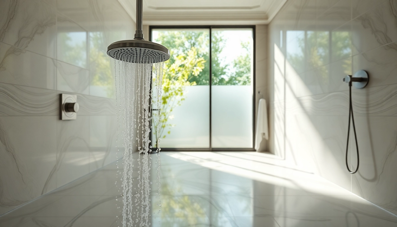 Transform your space with elegant showers featuring a luxurious rainfall design and soothing ambiance.