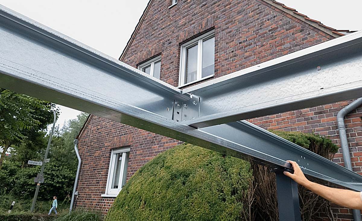 Glasdach fuer Carport modern gestalten – Inspiration von ADA-Wintergarten
