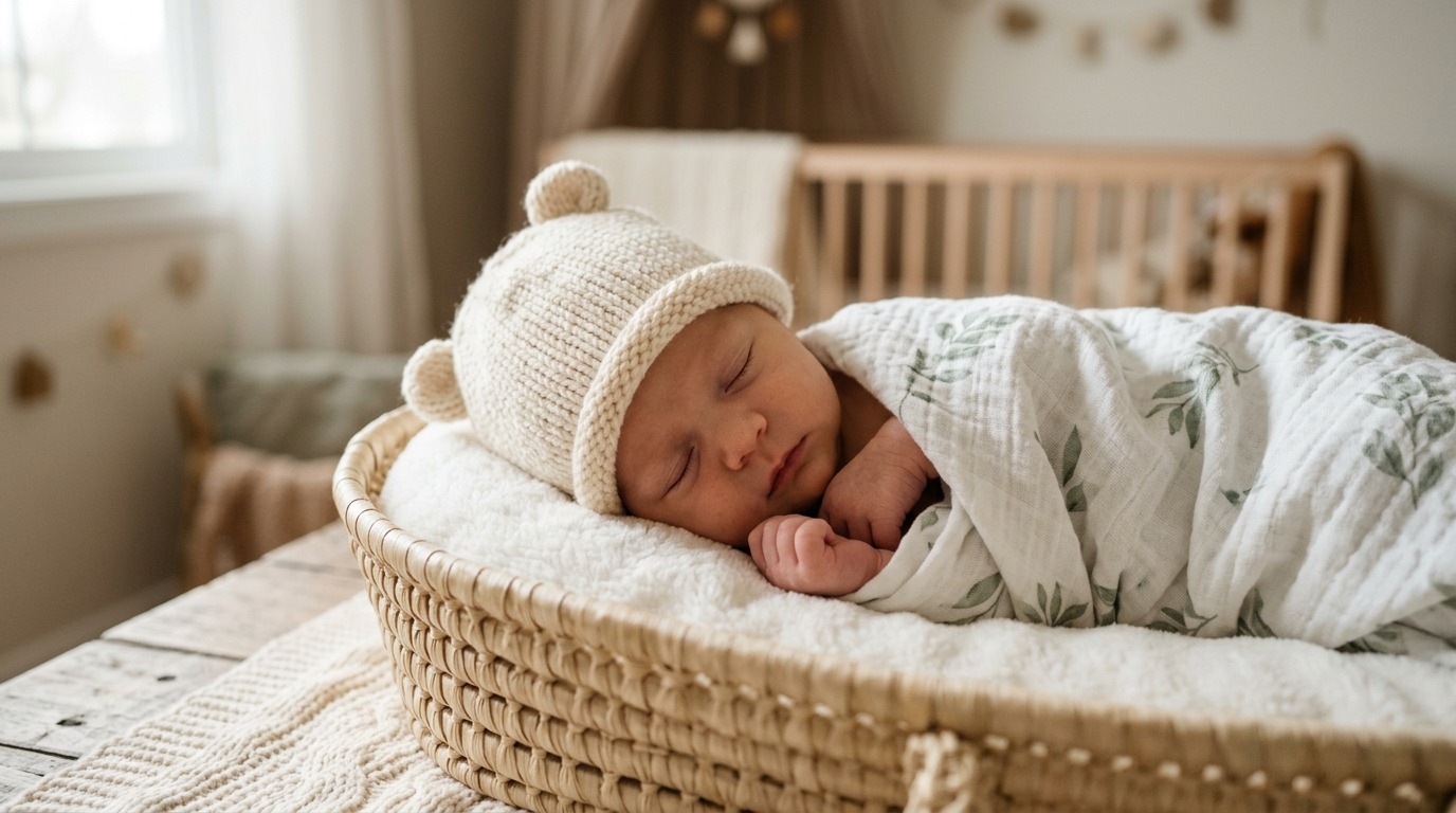 Bonnet bébé naissance : matière, taille et confort expliqués