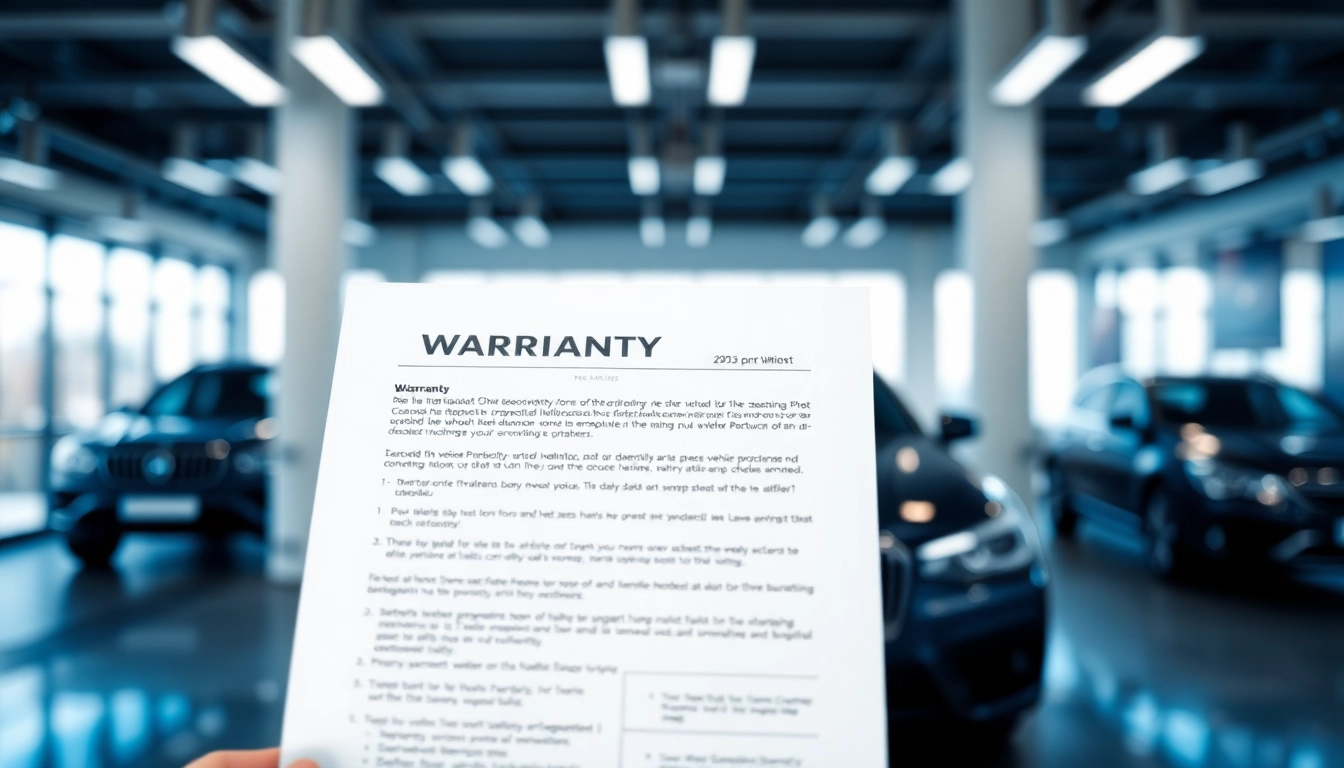 Understand transparent warranty coverage with a clear warranty form highlighted in a professional setting.