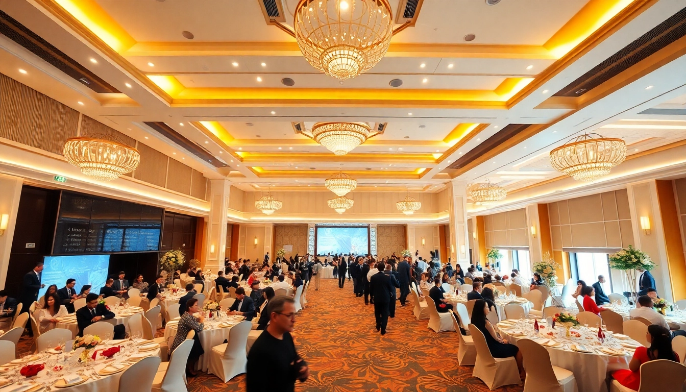 Impression des Almas Event Centers mit eleganter Dekoration und festlicher Atmosphäre.