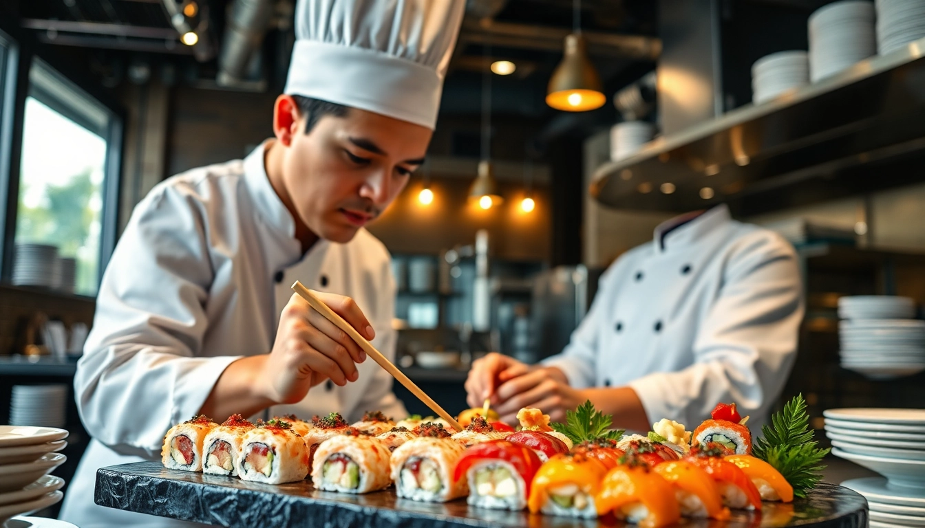 Menghidangkan slot depo 1k dengan tampilan sushi yang mewah dan menggugah selera.
