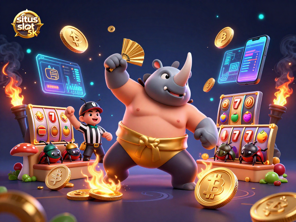 Experience thrilling gameplay in situs slot 5k with vibrant 3D characters and exciting game elements.