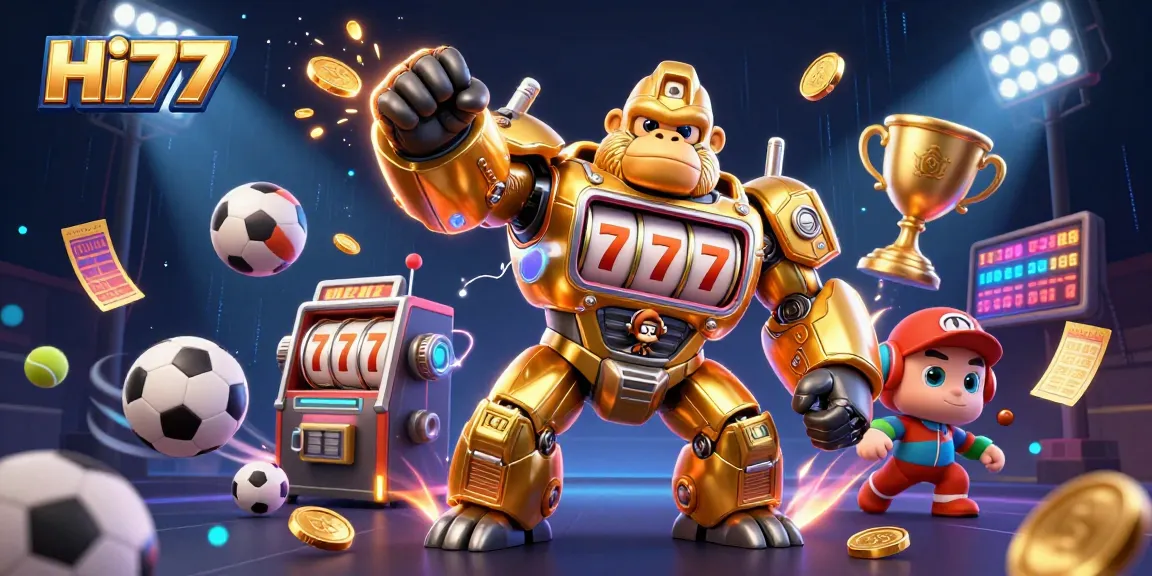 Experience the thrill of Hi77 with dynamic sports betting action and rich casino elements.