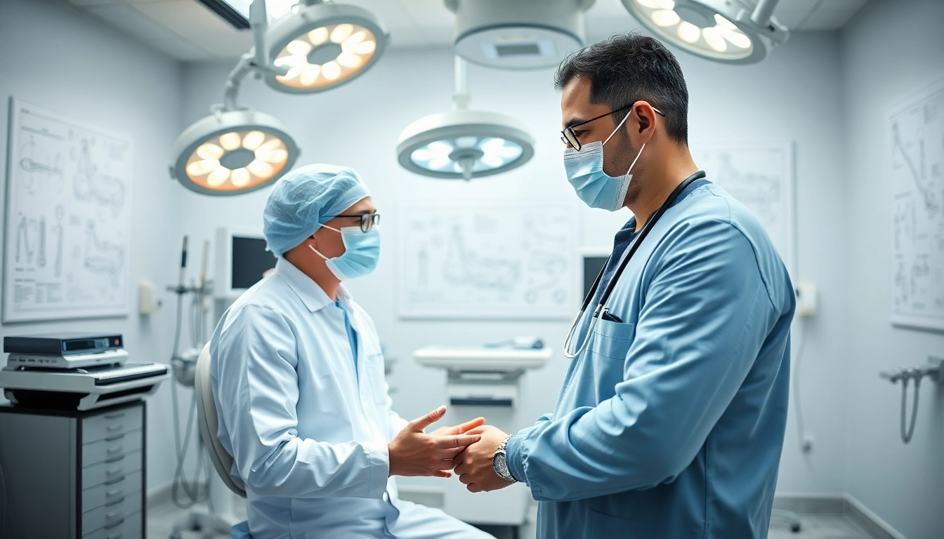 Facharzt für Plastische Chirurgie Hamburg beraumt eine umfassende Patientenuntersuchung an.