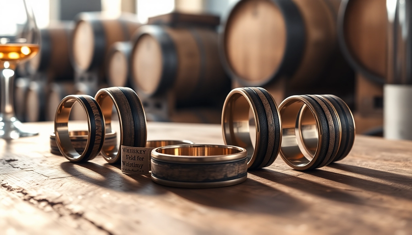 Unique Whiskey Barrel Wedding Bands: Craftsmanship and Style for Your Special Day