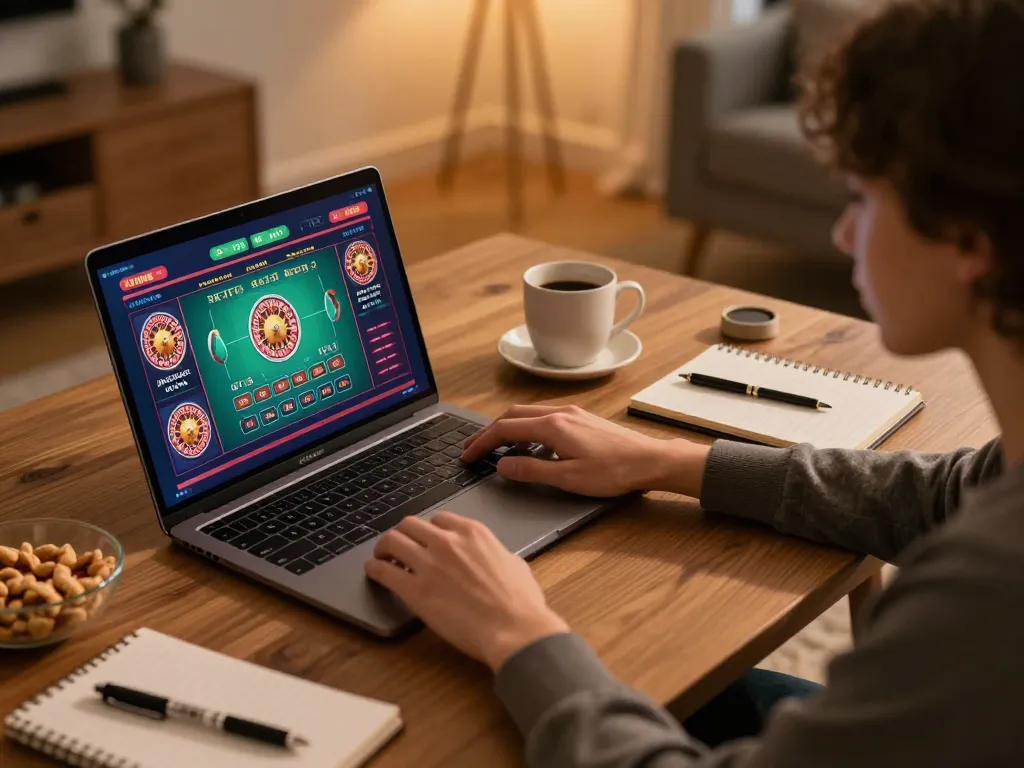 Engaging gameplay on GG88 as a player enjoys live casino games from home with a strategic approach
