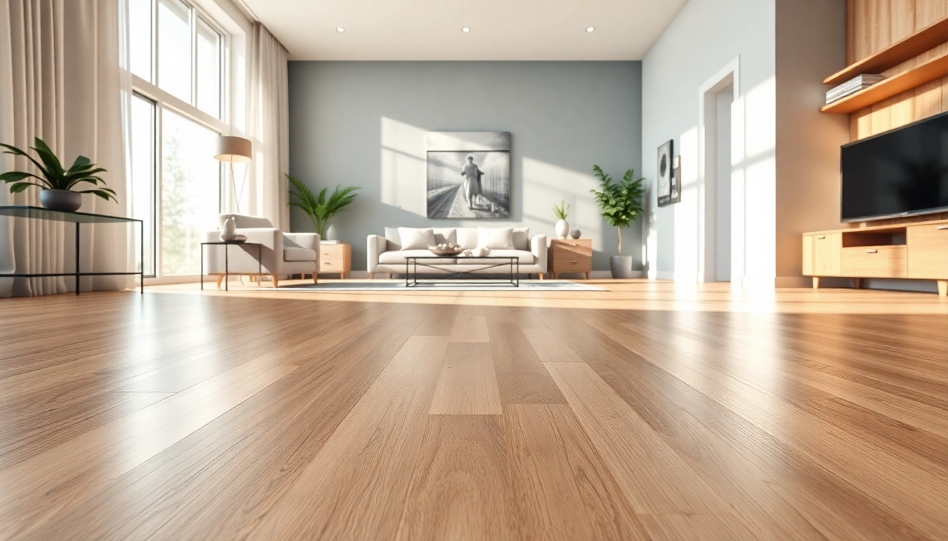 Elevate your space with quality flooring near me in a chic living room setting.