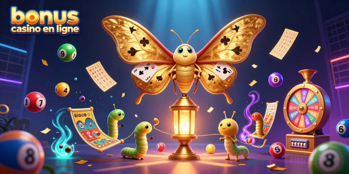 Profitez des meilleures opportunités avec notre bonus casino en ligne, entouré de jeux colorés.