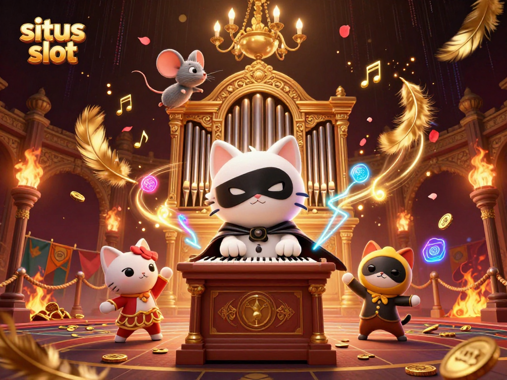 Menggenggam situs slot dan gulungan kemenangan di kasino mewah dalam ilustrasi 3D yang menakjubkan.