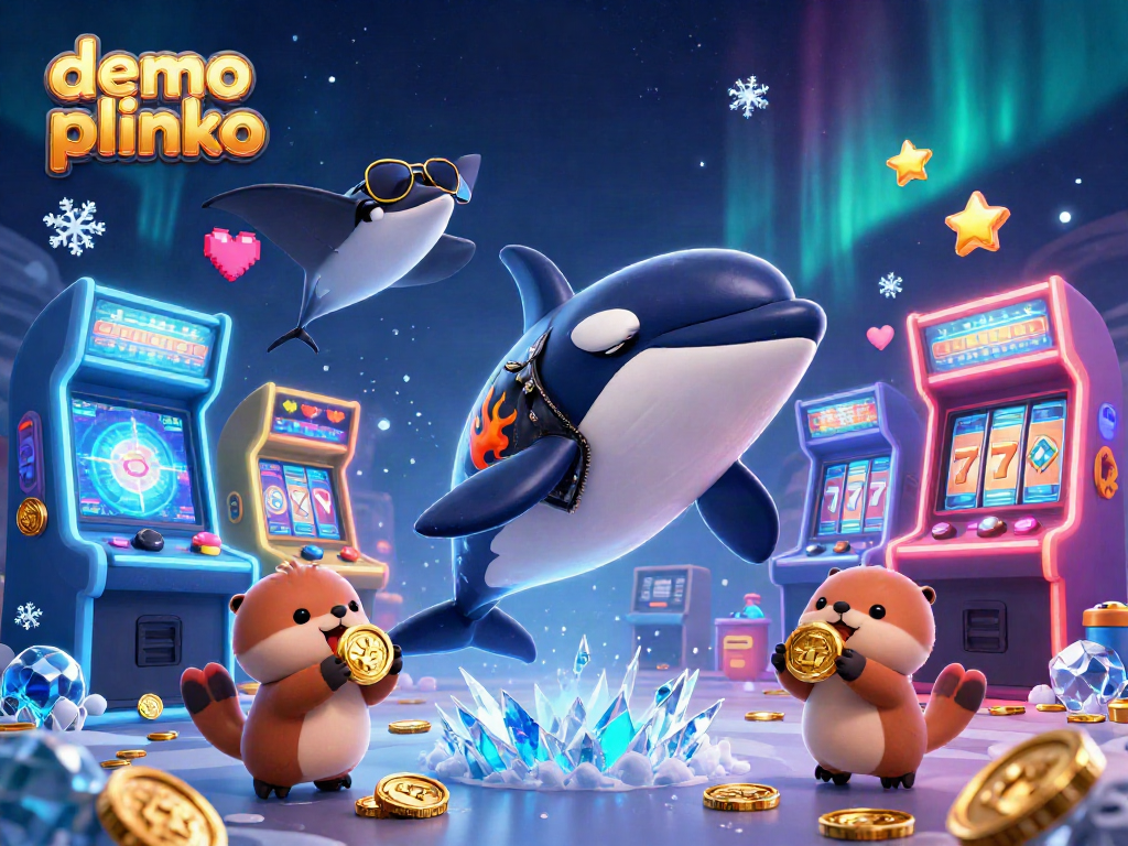 Engaging demo plinko scene featuring animated sea creatures and vibrant casino game elements.