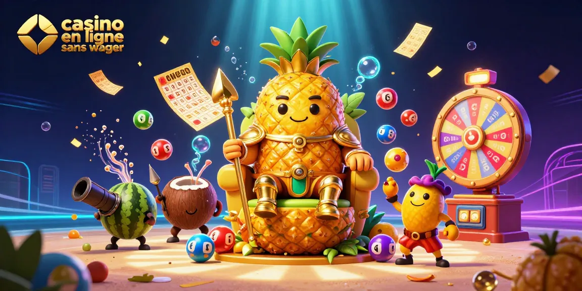 Vivez une expérience vibrante au casino en ligne sans wager avec notre illustration dynamique captivante.
