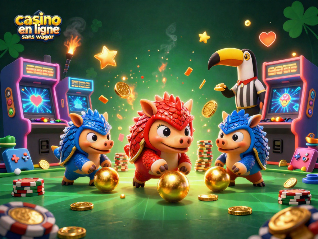 Découvrez les jeux captivants au casino en ligne sans wager avec des pangolins rivaux et une ambiance festive.