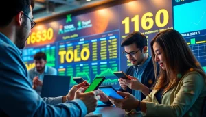 Platform togel dengan antarmuka digital yang menarik dan pemain terlibat.