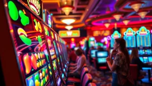 Permainan penuh keseruan bandar togel resmi slot dengan mesin slot bercahaya.