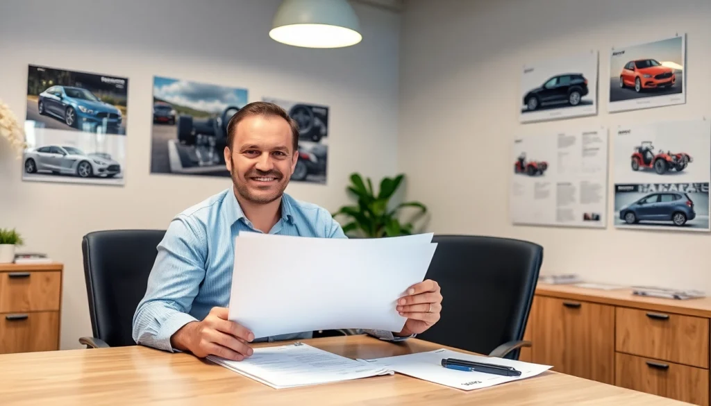 Erstellen eines Gutachtens Auto Düren durch einen Sachverständigen in hellem Büro.