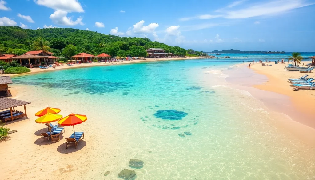 O que fazer em Paripueira: cena de praia pitoresca com águas turquesa vibrantes e areias douradas