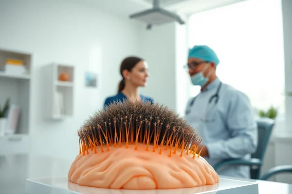 Discover hair transplant uk options in a professional consultation setting showcasing expert care.