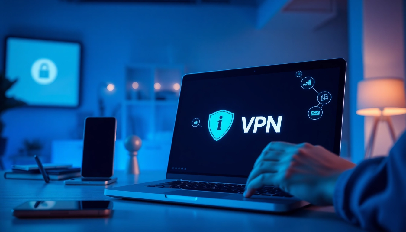 Fast and secure connection at 快连官网 VPN in a modern workspace