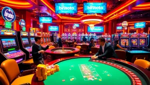 Experience the excitement of birutoto with vibrant casino games and engaging players.