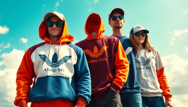 FLY88 aviation-inspired apparel displayed in a bright sky setting