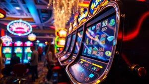 Slot depo 5000 dengan mesin slot yang menawan dan pemain yang bersenang-senang.