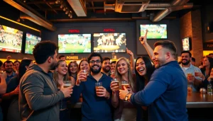 Witness the thrill of California sports betting in a lively sports bar filled with passionate fans.