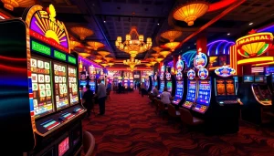 Permainan slot mahjong yang seru di lingkungan kasino yang meriah