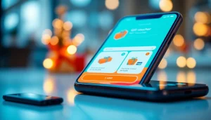 상품권소액결제 모바일 결제 시스템 인터페이스에 상품권이 표시된 모습