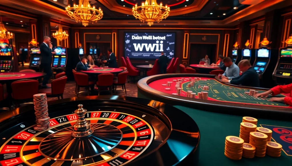 Exciting casino scene showcasing the hidden wiki-themed roulette and engaging players.