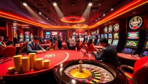 Experience the thrill of NOHU90 casino with vibrant tables and exciting gameplay.