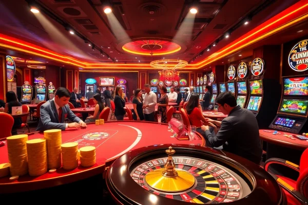 Experience the thrill of NOHU90 casino with vibrant tables and exciting gameplay.