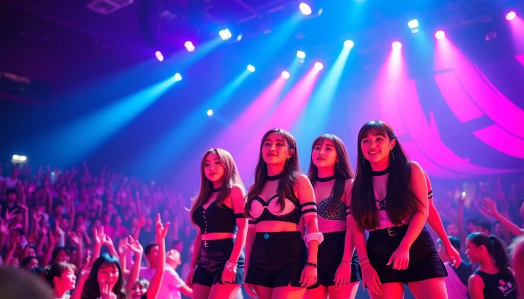 Fans celebrate Blackpink news as the group electrifies the stage with high-energy performances.