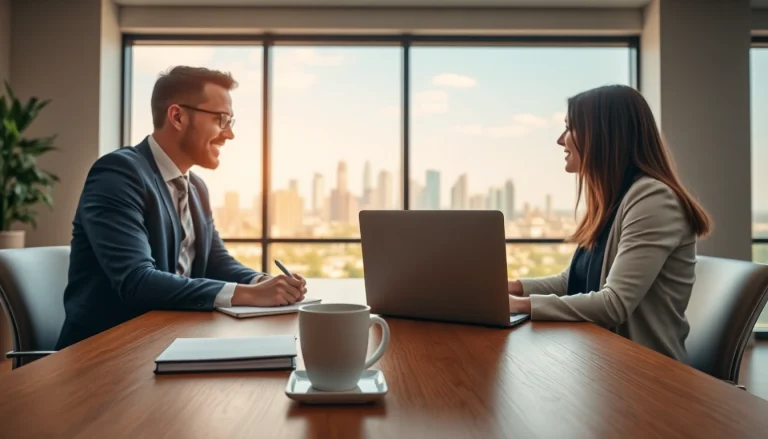 Engaging business coach los Angeles conducting a productive session with a client.