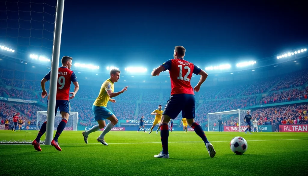 ติดตามผลบอลgo และการเล่นฟุตบอลที่น่าตื่นเต้นในสนามกีฬาที่มีผู้ชมมากมาย