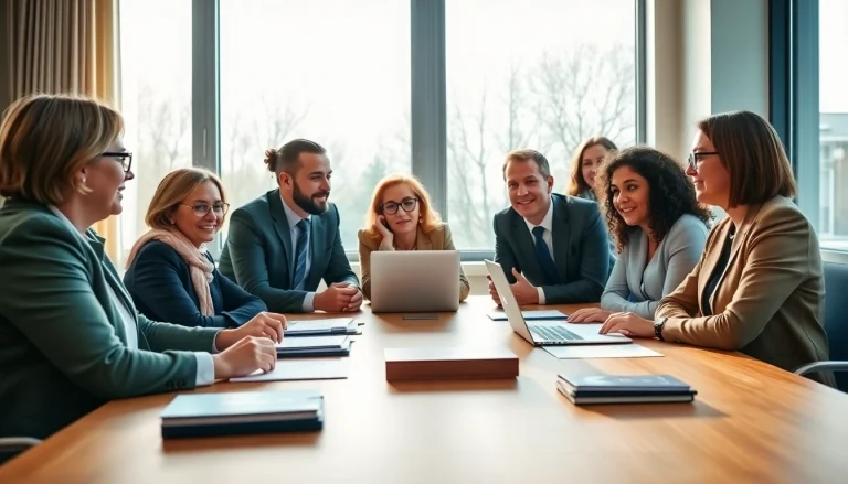 Luxembourg family holding meeting showcasing strategic financial planning among diverse stakeholders.