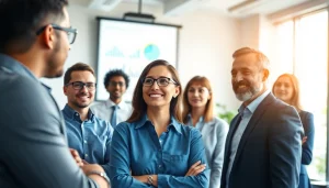 Engaged professionals collaborating on Acquisition Planning strategies in a modern office.