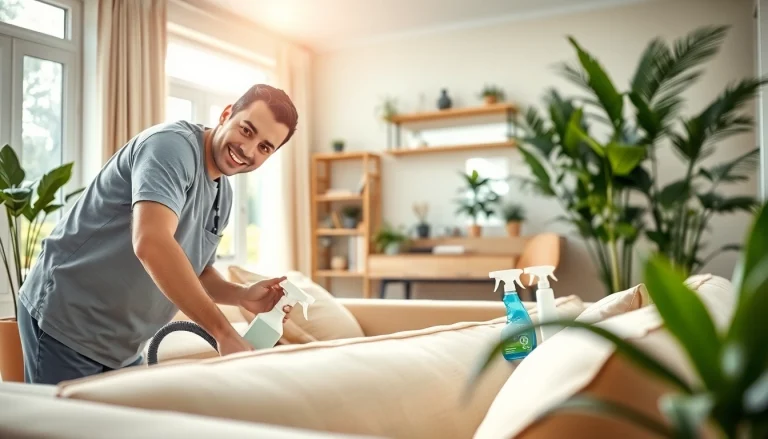 Experience reliable cleaning services near me featuring a dedicated team in_action.